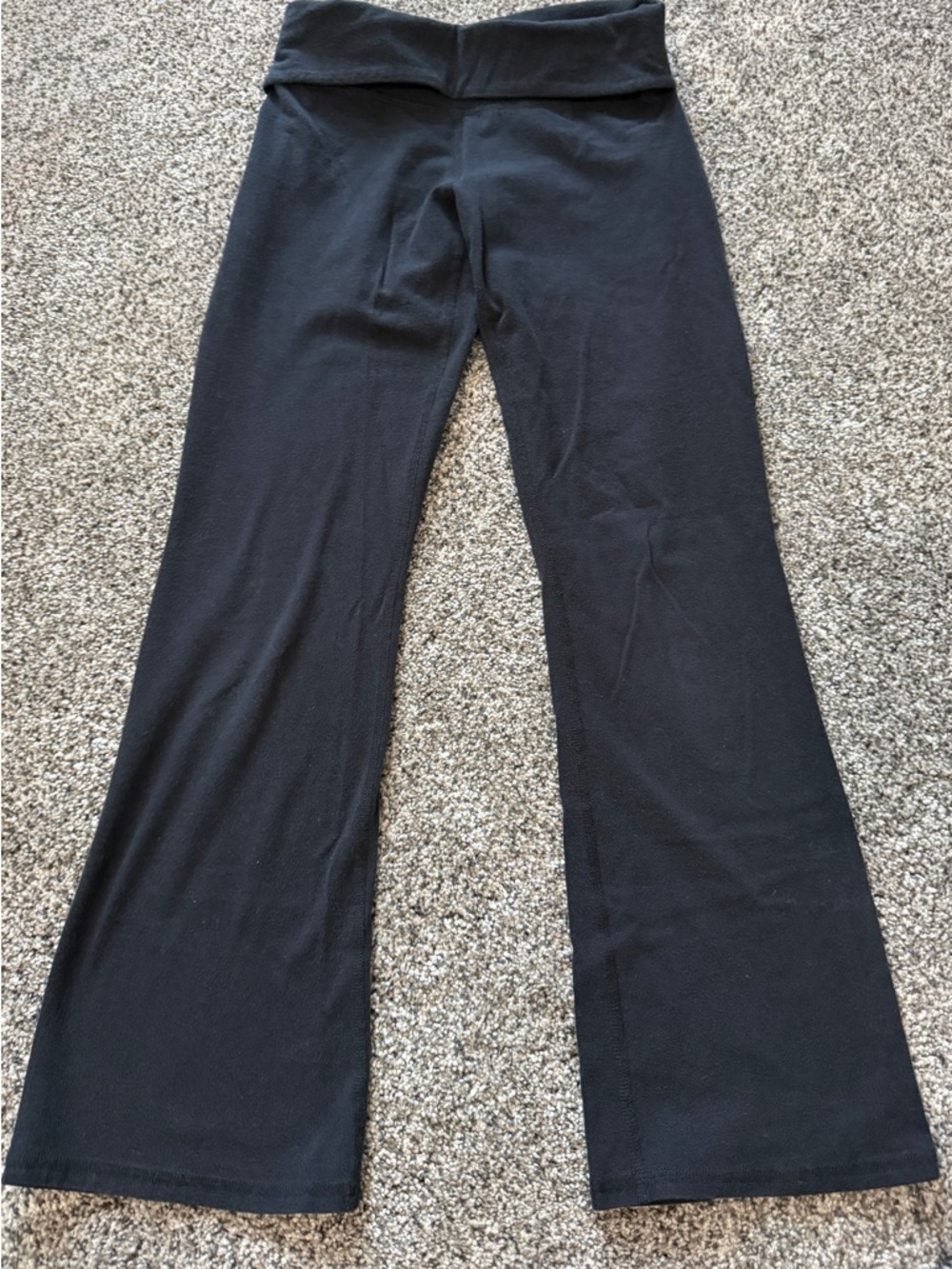 abercrombie kids Black Fold-Over Waist Leggings